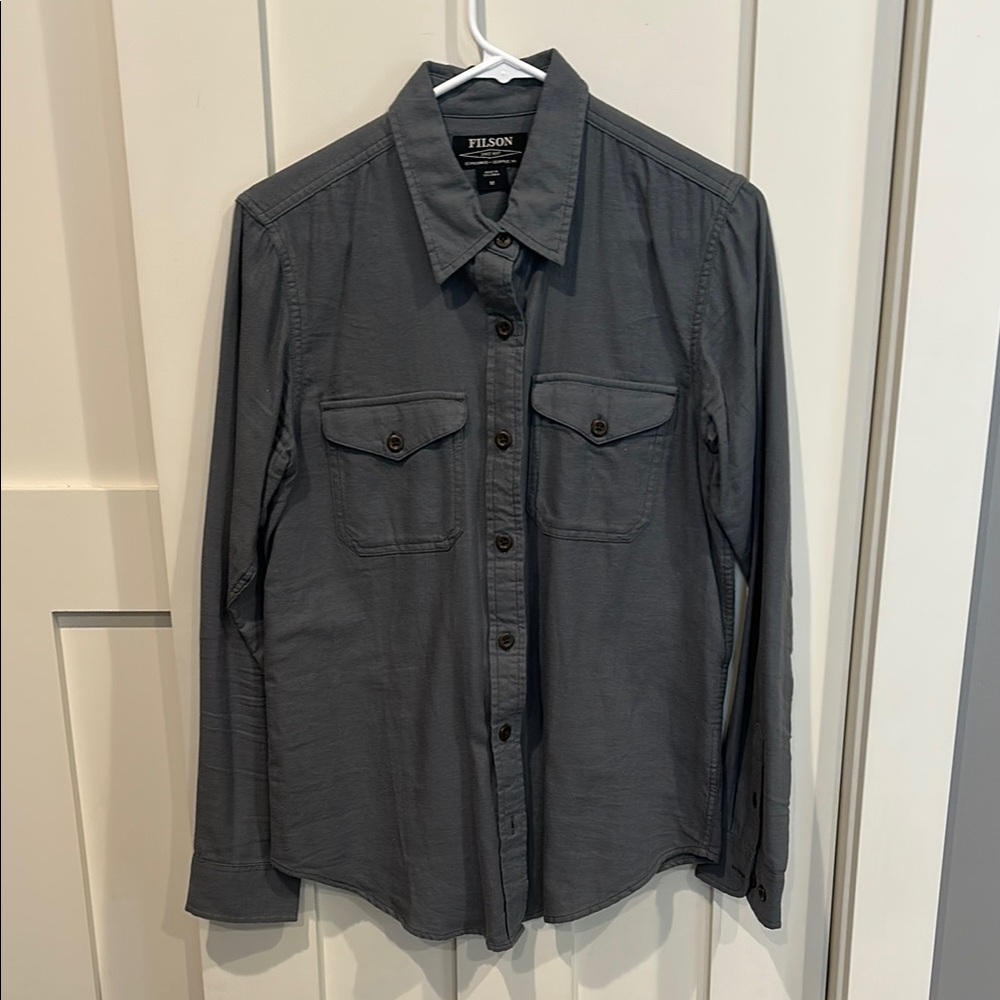 Filson Gray Button-Up Shirt